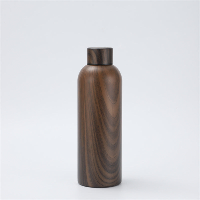 304 Stainless Steel Rubber Paint Small Mouth Bottle Thermos Cup Solid Color Minimalist