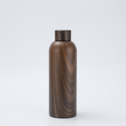 304 Stainless Steel Rubber Paint Small Mouth Bottle Thermos Cup Solid Color Minimalist