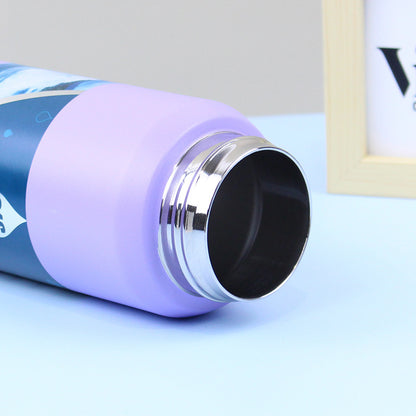 Pop-up Lid Direct Drinking Cup 316 Stainless Steel Insulated Cup Cold and Ice Retention Cup Portable Sports Water Bottle